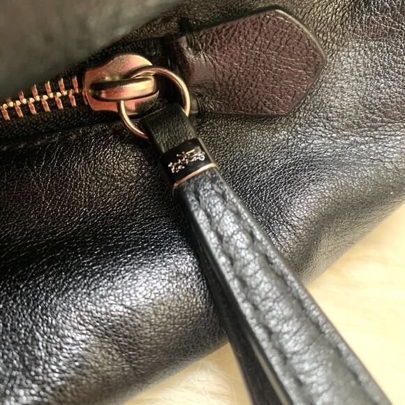 COACH MADISON Black & White OP ART Signature Fabric PHOEBE Shoulder Bag 26448 - Picture 13 of 16